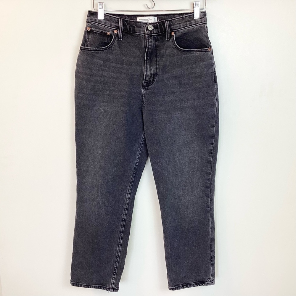 Abercrombie & Fitch Curve Love Ultra High Rise 90s Straight